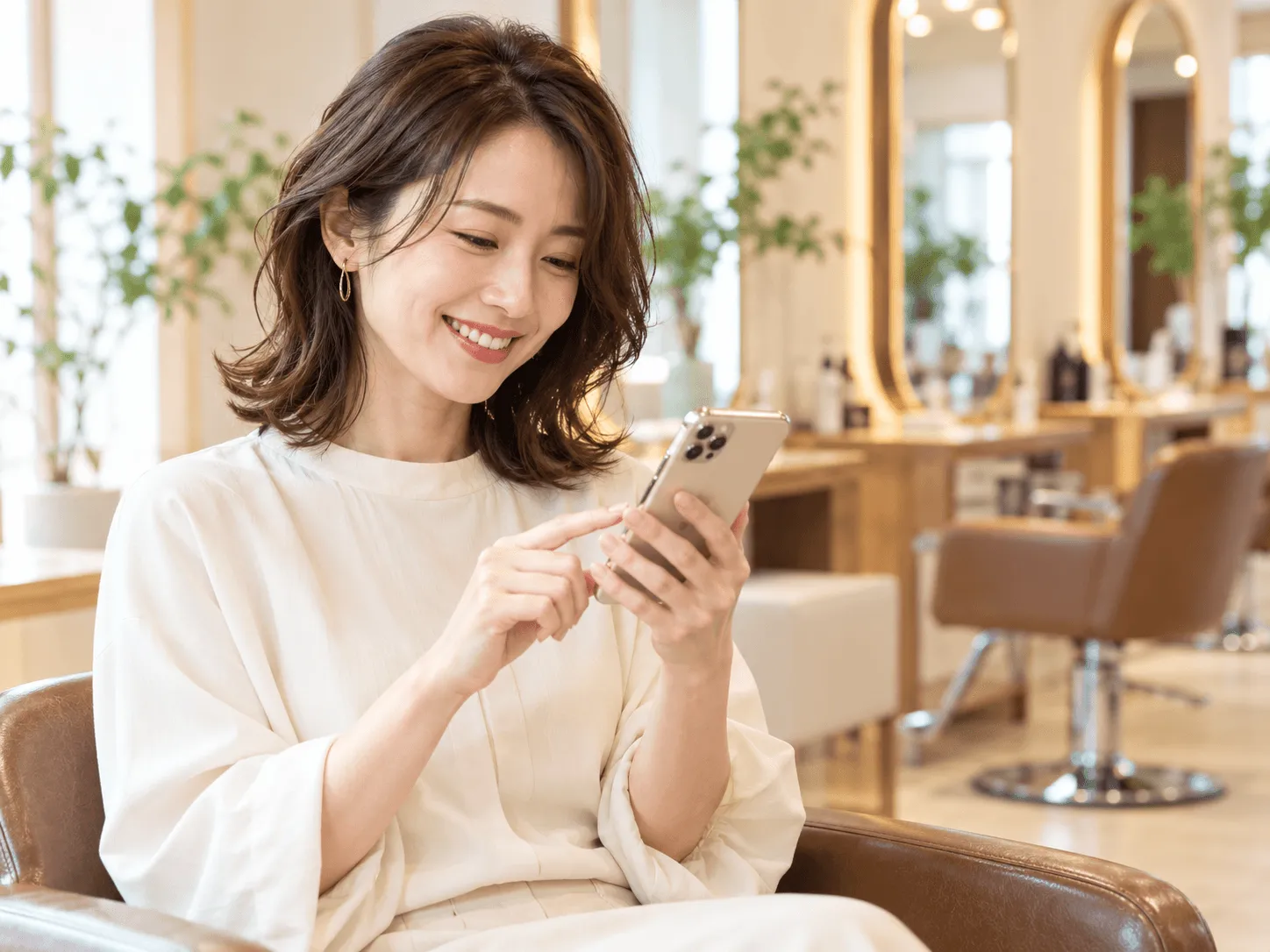 スマホで予約するお客様